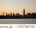 ニューヨークの夕景 130788783