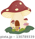 Cute Autumn Doodles | Fall Season Hand Drawn Clipart 130789339