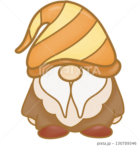 Cute Autumn Doodles | Fall Season Hand Drawn Clipart 130789346