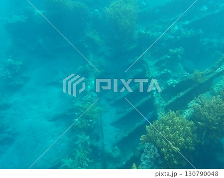 インドネシア　バリ島　アメッドの沈没船 130790048