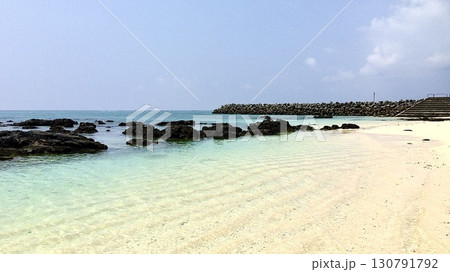 鹿児島県与論島の大金久海岸 鹿児島県与論島の大金久海岸 130791792