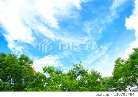 青空と雲イメージ 130793494