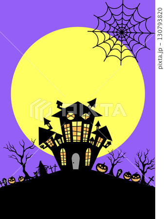 不気味なハロウィンの背景イラスト 不気味なハロウィンの背景イラスト 130793820