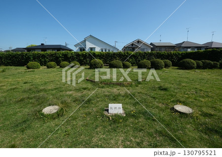 長岡京の後殿跡の石碑 130795521