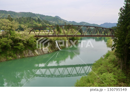 只見線・第7只見川橋梁(福島県・三島町) 只見線・第7只見川橋梁(福島県・三島町) 130795549