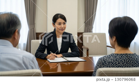 シニア夫婦から相談を受けるプランナー 司法書士・税理士・ソーシャルワーカー・社会福祉士 シニア夫婦から相談を受けるプランナー 司法書士・税理士・ソーシャルワーカー・社会福祉士 130796068