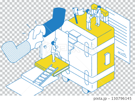 キャリアアップのイラスト キャリアアップのイラスト 130796145