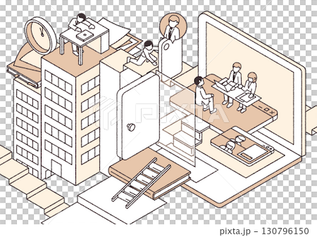 Image visual for job change (light color version) 130796150