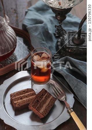 チョコレートサンドケーキ チョコレートサンドケーキ 130796330