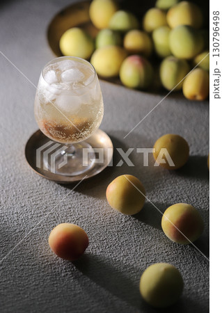 冷たい梅ジュース 130796498