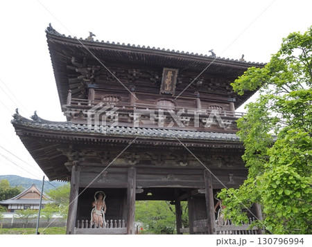 四国八十八ヶ所霊場 第八番札所 熊谷寺 山門(仁王門) 130796994