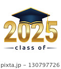 2025 Graduation Cap Logo 130797726