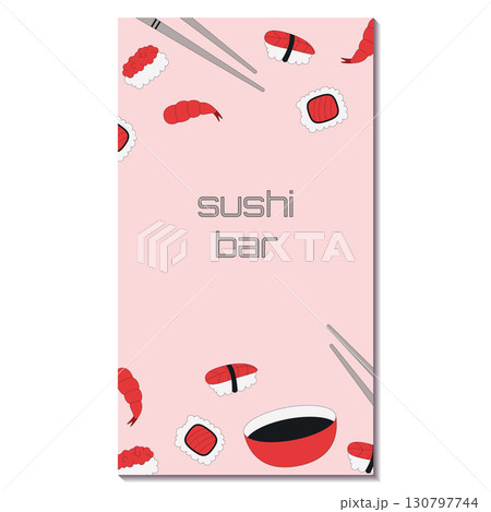 sushi bar flyer sushi bar flyer 130797744