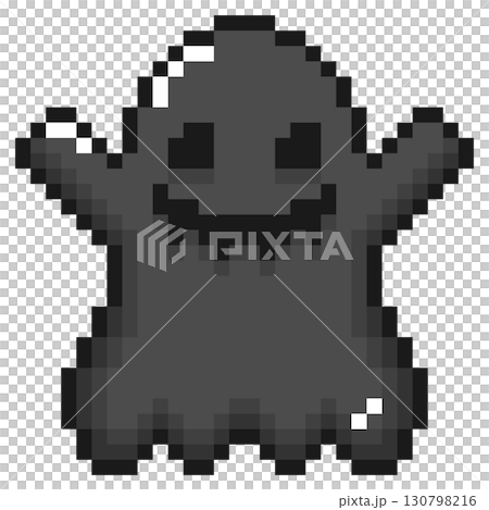 ドット絵キャラクター ハロウィンゴースト (2) 130798216