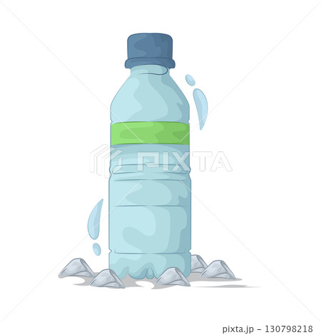 Illustration of water bottle 130798218