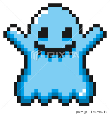 ドット絵キャラクター ハロウィンゴースト (4) ドット絵キャラクター ハロウィンゴースト (4) 130798219