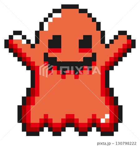 ドット絵キャラクター ハロウィンゴースト (6) ドット絵キャラクター ハロウィンゴースト (6) 130798222