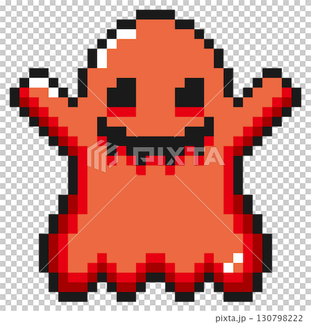 ドット絵キャラクター ハロウィンゴースト (6) ドット絵キャラクター ハロウィンゴースト (6) 130798222