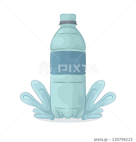 Illustration of water bottle 130798223