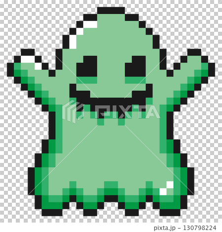 ドット絵キャラクター ハロウィンゴースト (7) ドット絵キャラクター ハロウィンゴースト (7) 130798224