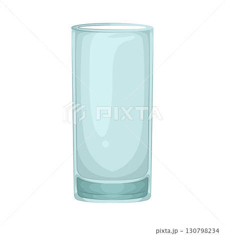 Illustration of drinking glass  130798234