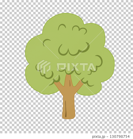 Green tree with Ozone day 130798754