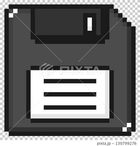 ドット絵小物 カラフルなフロッピーディスク (6) 130799276