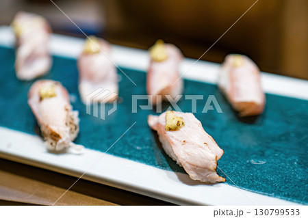 delicious Sushi in buffet restaurant delicious Sushi in buffet restaurant 130799533