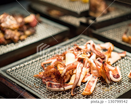People hand grab delicious asian food in hotel seminar room food and drink 130799542