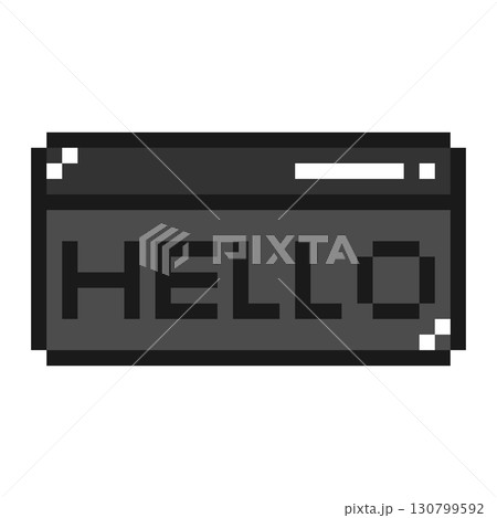 ドット絵小物 ミニブラウザ HELLO (6) 130799592