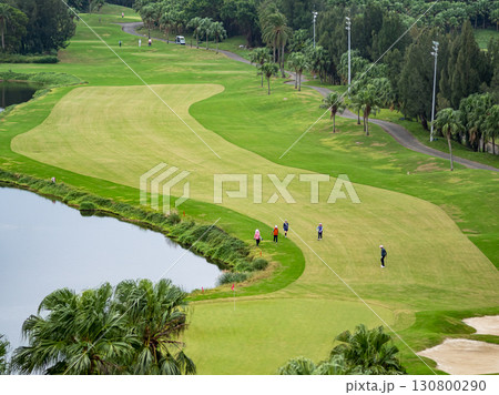 landscape view of golf course in Taiwan. landscape view of golf course in Taiwan. 130800290