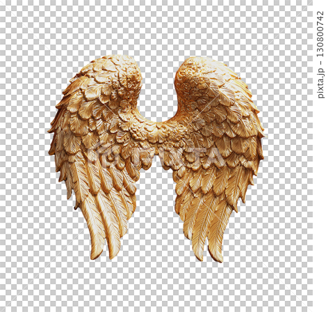 Elegant gold wings against a rich, dark background. Evokes themes of protection, faith, dreams, and inspiration. Great for spiritual, memorial, or artistic projects. Elegant gold wings against a rich, dark background. Evokes themes of protection, faith, dreams, and inspiration. Great for spiritual, memorial, or artistic projects. 130800742