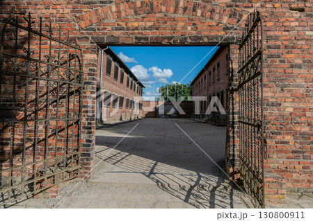 Auschwitz Birkenau Concentration and Extermination Camp. Execution Court 130800911