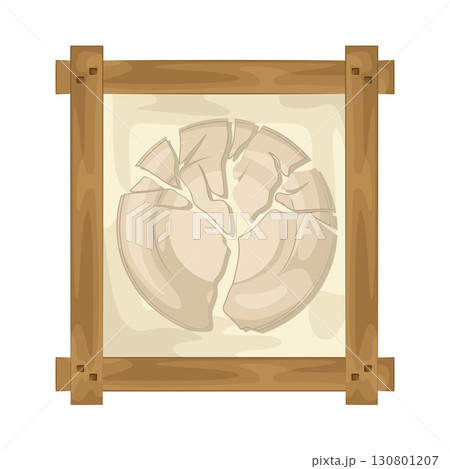 Illustration of Broken plate  130801207