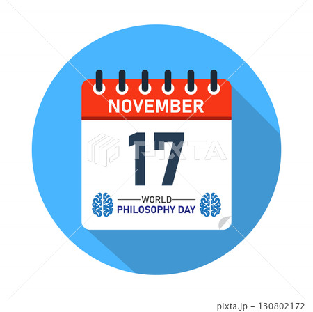 World Philosophy Day November 17 Calendar Graphic Design 130802172