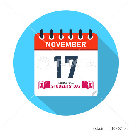 International Students' Day November 17 Calendar Graphic Design 130802182