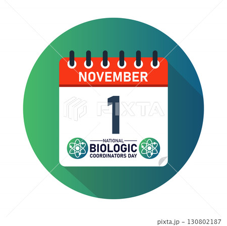 National Biologic Coordinators Day November 1 Calendar Graphic Design 130802187