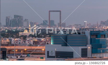 The rhythm of the city of Dubai aerial timelapse The rhythm of the city of Dubai aerial timelapse 130802726