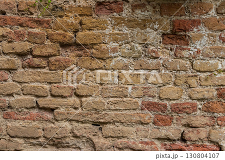Background of the old red brick wall Background of the old red brick wall 130804107