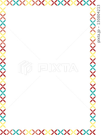 Vector frame for text. Modern Art graphics for hipsters. Colorful stylish geometric empty rectangle frame Vector frame for text. Modern Art graphics for hipsters. Colorful stylish geometric empty rectangle frame 130804213