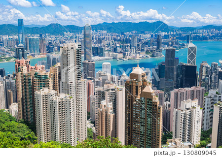 香港 ビクトリアハーバーと摩天楼 香港 ビクトリアハーバーと摩天楼 130809045