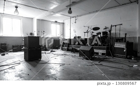 バンド_地下のモノクロの部屋 130809567