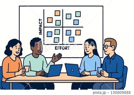 ビジネス_ブレインストーミング24 ビジネス_ブレインストーミング24 130809888