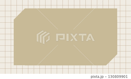 シンプルなチェック柄のノート風背景 130809901