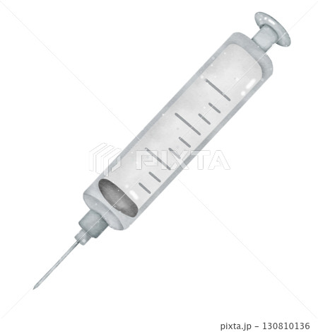 syringe isolated on white background syringe isolated on white background 130810136