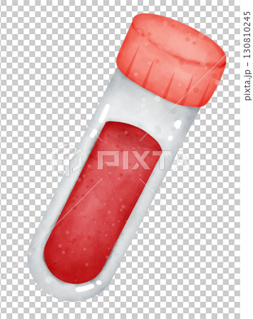 Cartoon watercolor illustration of blood test tubes with colorful caps, medical laboratory equipment clipart isolated on white background Cartoon watercolor illustration of blood test tubes with colorful caps, medical laboratory equipment clipart isolated on white background 130810245