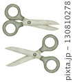 scissors cartoon watercolor 130810278