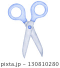 scissors cartoon watercolor 130810280