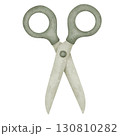 scissors cartoon watercolor 130810282