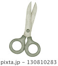 scissors cartoon watercolor 130810283